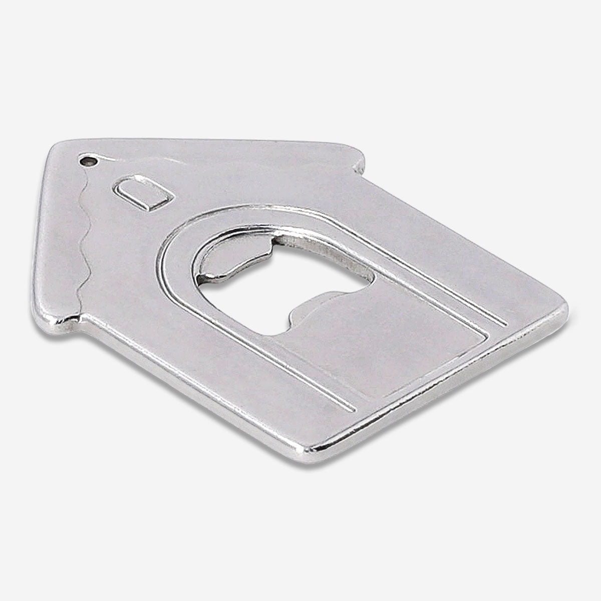 Flying Tiger Copenhagen kitchen bottle opener shaped like a house, 7 cm, with a compact and functional design for easy use.