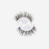 Flying Tiger Copenhagen adhesive rhinestone eyelashes with sparkling stones for a bold, glamorous eye look.