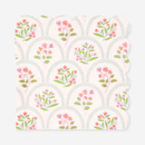 Set of four colorful floral party napkins from Flying Tiger Copenhagen, perfect for celebrations and table settings.