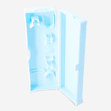 Blue Flying Tiger Copenhagen toothbrush case styled like a suitcase for travel and leisure use.