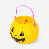 Flying Tiger Copenhagen pumpkin trick or treat bucket for Halloween party, designed for collecting candies and treats.