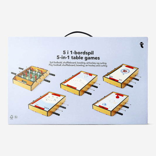 5-in-1 table games