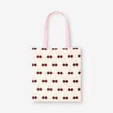 Tote bag - Pink and red cherries