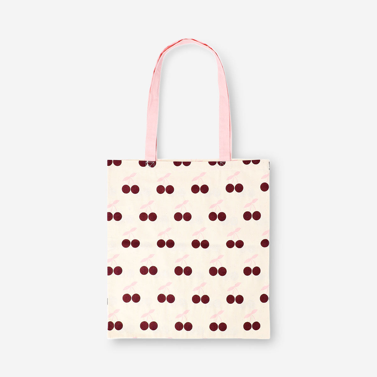 Tote bag - Pink and red cherries