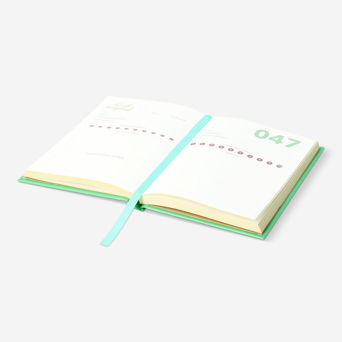 A6 size Flying Tiger Copenhagen office journal with blank pages for writing and note-taking.