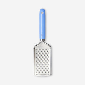 Flying Tiger Copenhagen Designer Collection 23 cm kitchen grater with stainless steel surface and ergonomic handle.