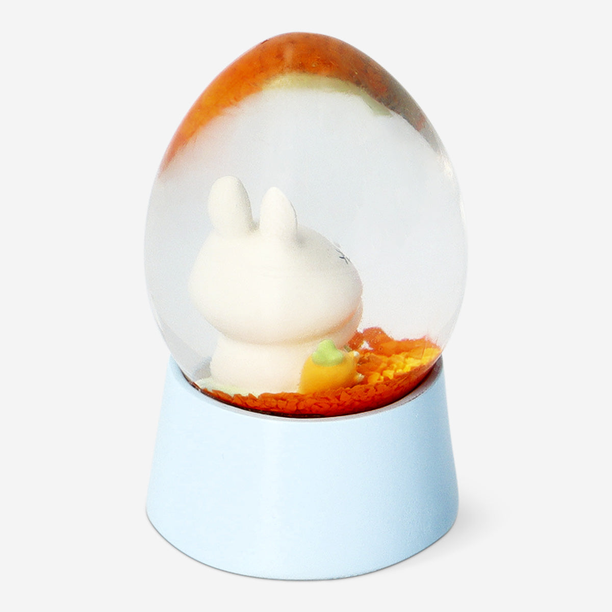 Snow globe with Easter bunny
