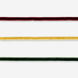 Three velvet ribbons with gold trim in a set, suitable for office or craft decoration, by Flying Tiger Copenhagen.