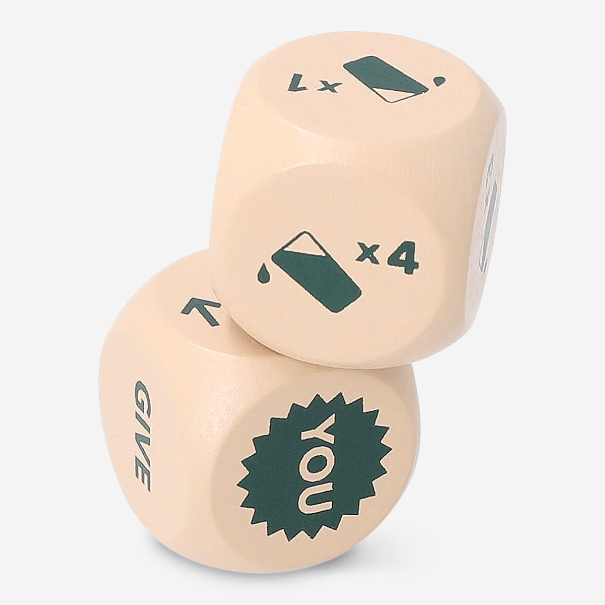 Flying Tiger Copenhagen decision drinking dice game gadget with colorful dice for fun party drinking games.