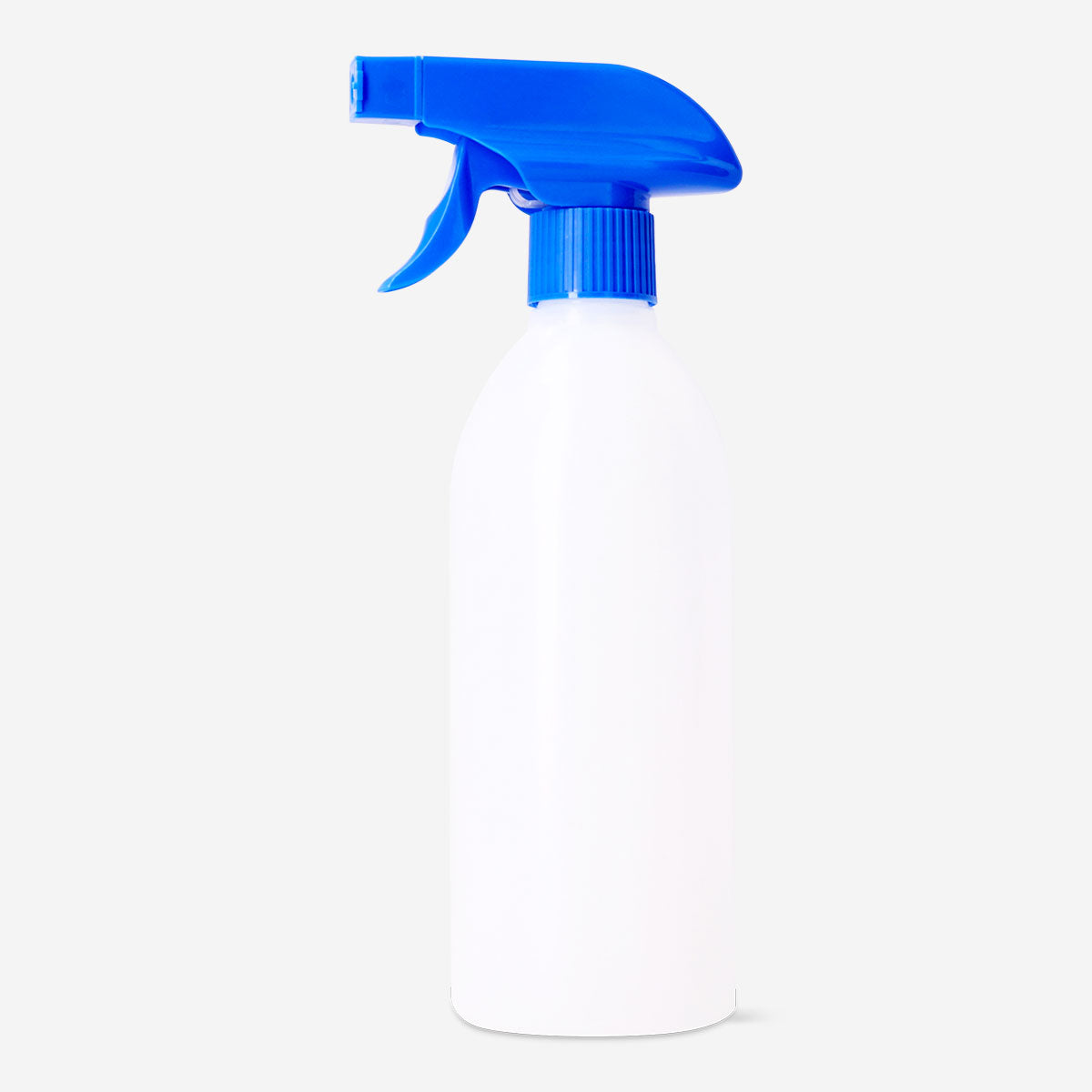 Clear 500 ml spray bottle for home use by Flying Tiger Copenhagen, shown filled with cleaning solution.