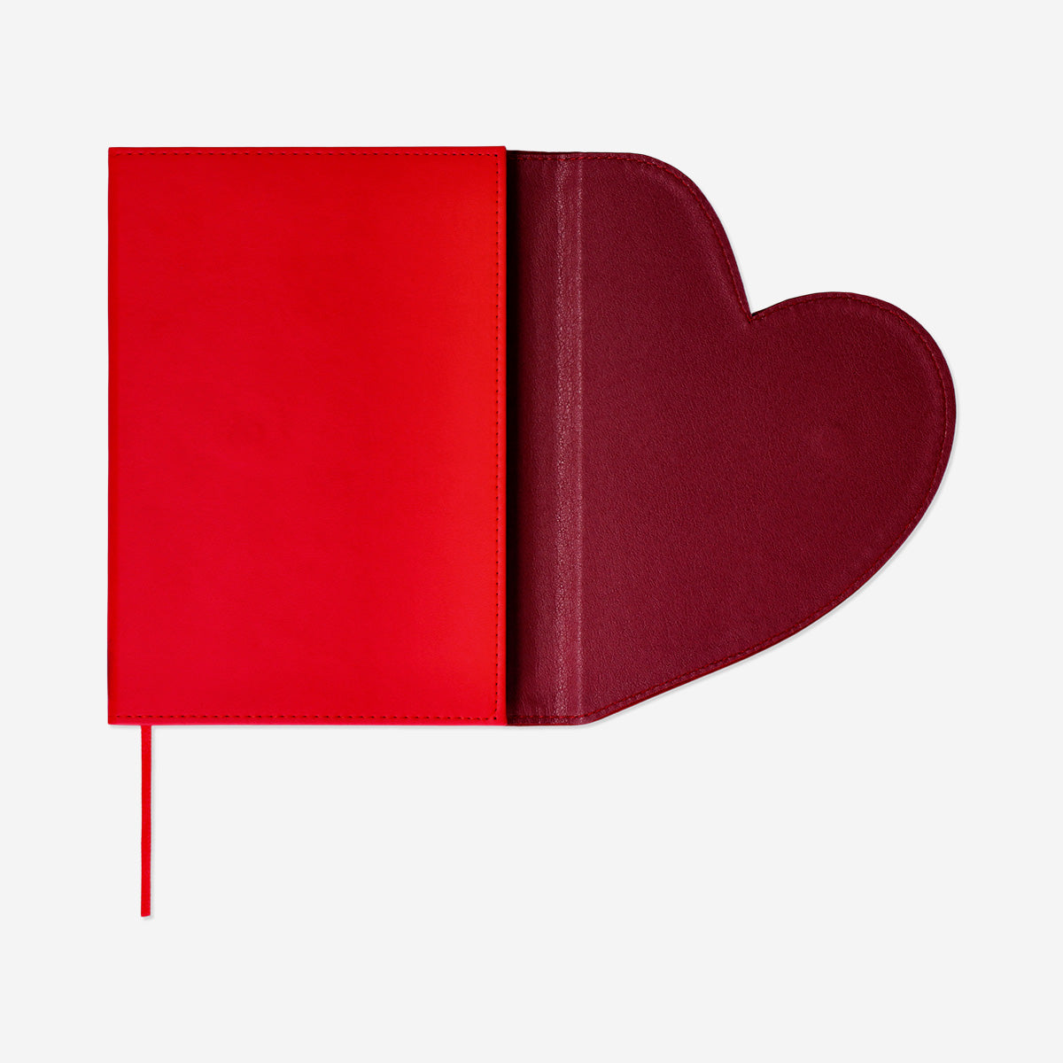 Carnet cœur avec fermeture magnétique