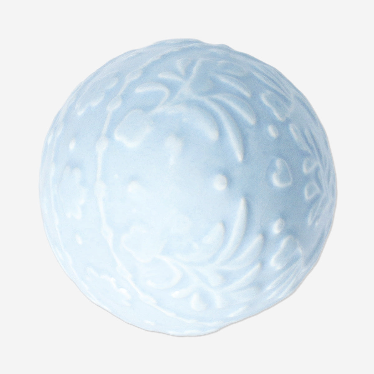 Blue decorative Easter egg - 7 cm