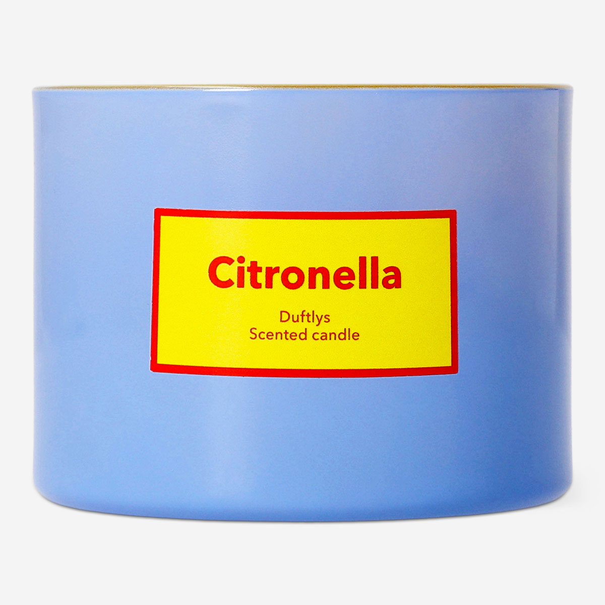 Flying Tiger Copenhagen scented outdoor candle with citronella fragrance, ideal for home outdoor spaces and pest control.
