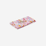 Set of two floral fabric napkins for kitchen use, by Flying Tiger Copenhagen, featuring colorful flower patterns.