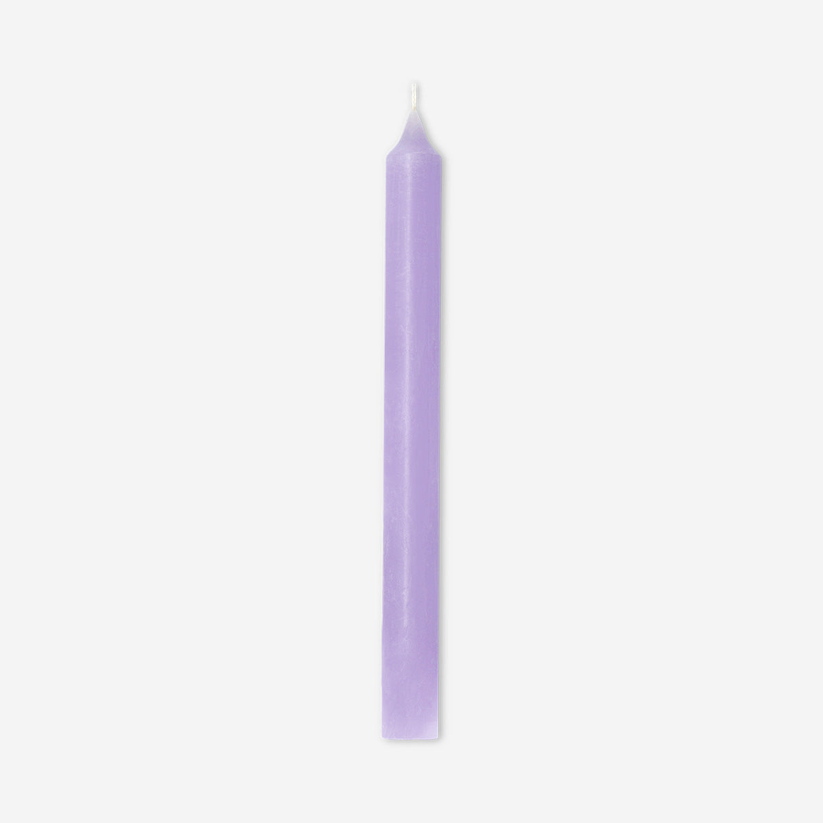 Purple dinner candle - 24 cm