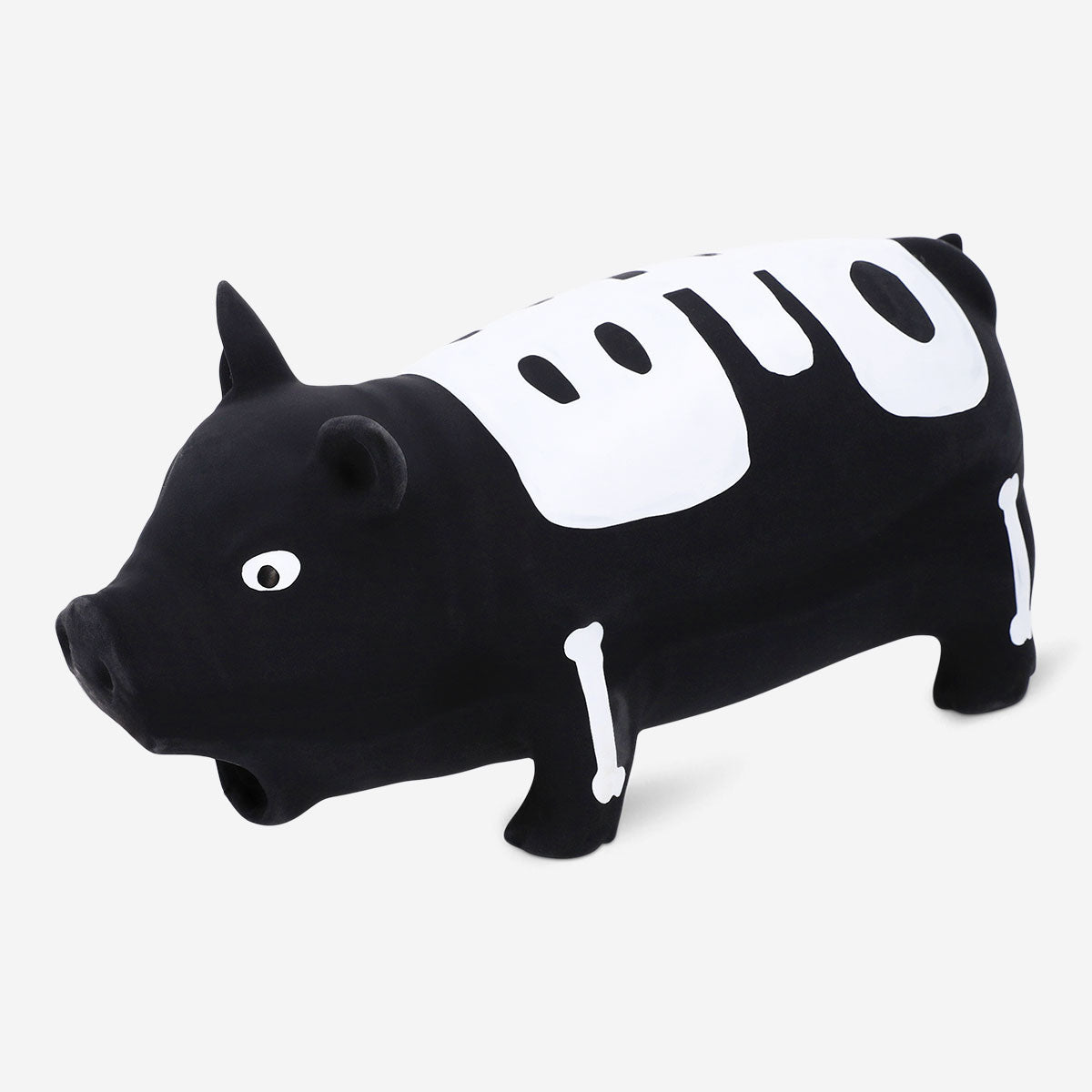 Flying Tiger Copenhagen Skeleton pig pet toy made of durable material, designed for leisure and play.