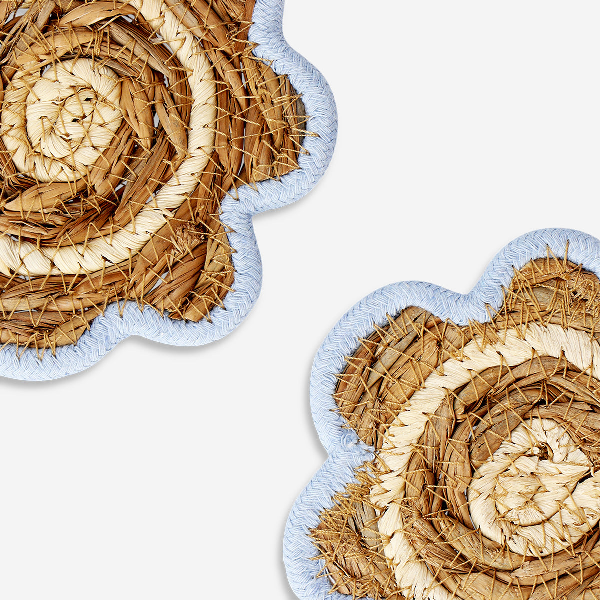 Flower coasters - 2 pcs