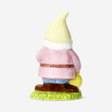 Small pink garden gnome - 9 cm