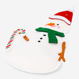 Felt snowlady hanging ornament with winter design, perfect for home decoration, by Flying Tiger Copenhagen.