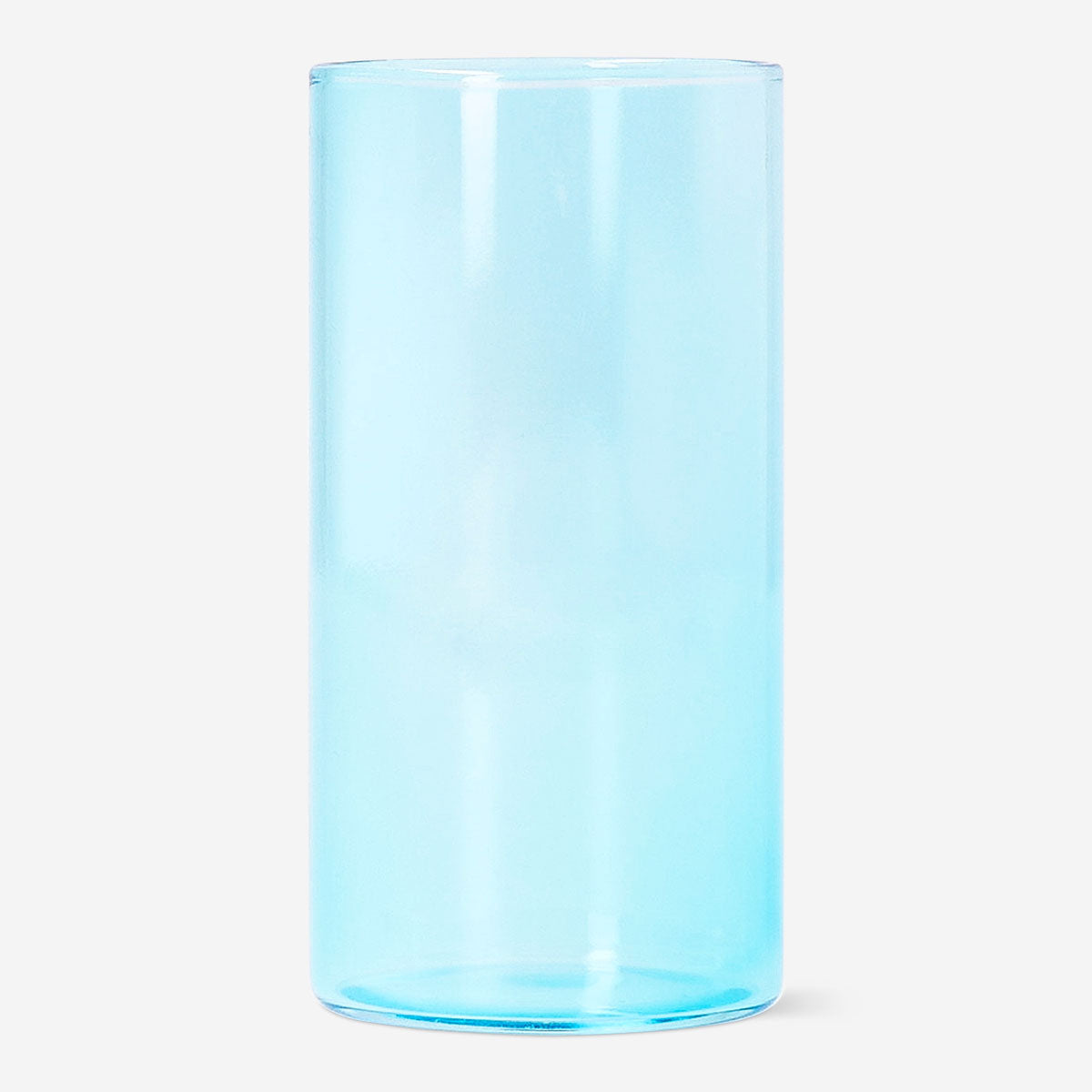Blue mini ceramic vase from Flying Tiger Copenhagen, 8 cm tall, ideal for home decor or small floral arrangements.