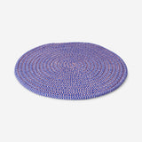 Round cotton rope placemat, 30cm, for kitchen table decor, from Flying Tiger Copenhagen, showing the textured woven surface.