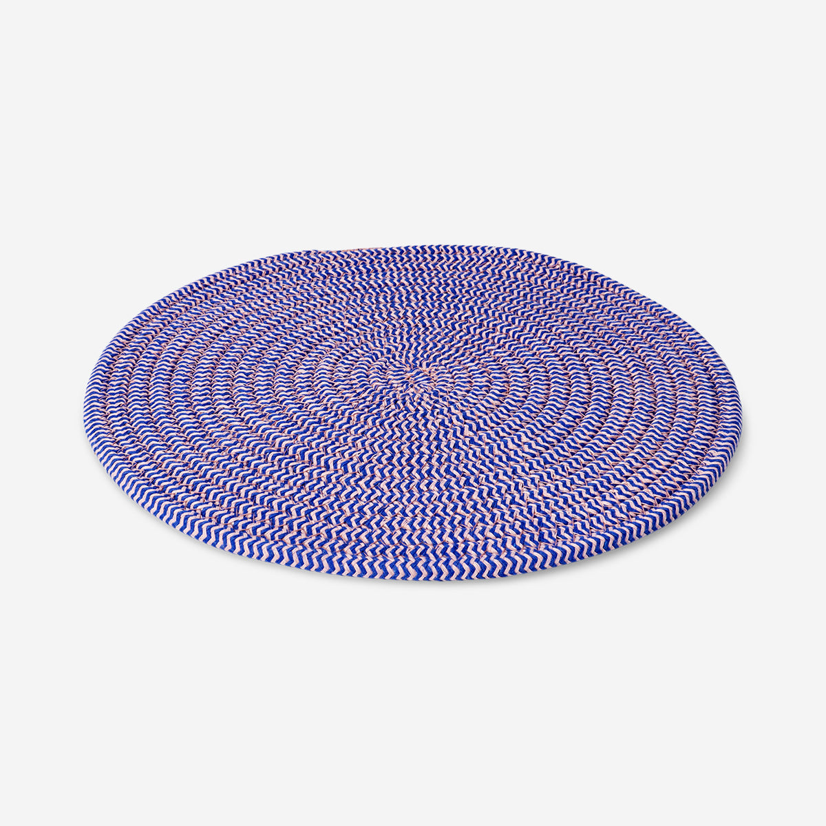 Round cotton rope placemat, 30cm, for kitchen table decor, from Flying Tiger Copenhagen, showing the textured woven surface.