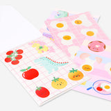 Hobby sticker book by Flying Tiger Copenhagen featuring colorful stickers and creative designs for kids and crafters.