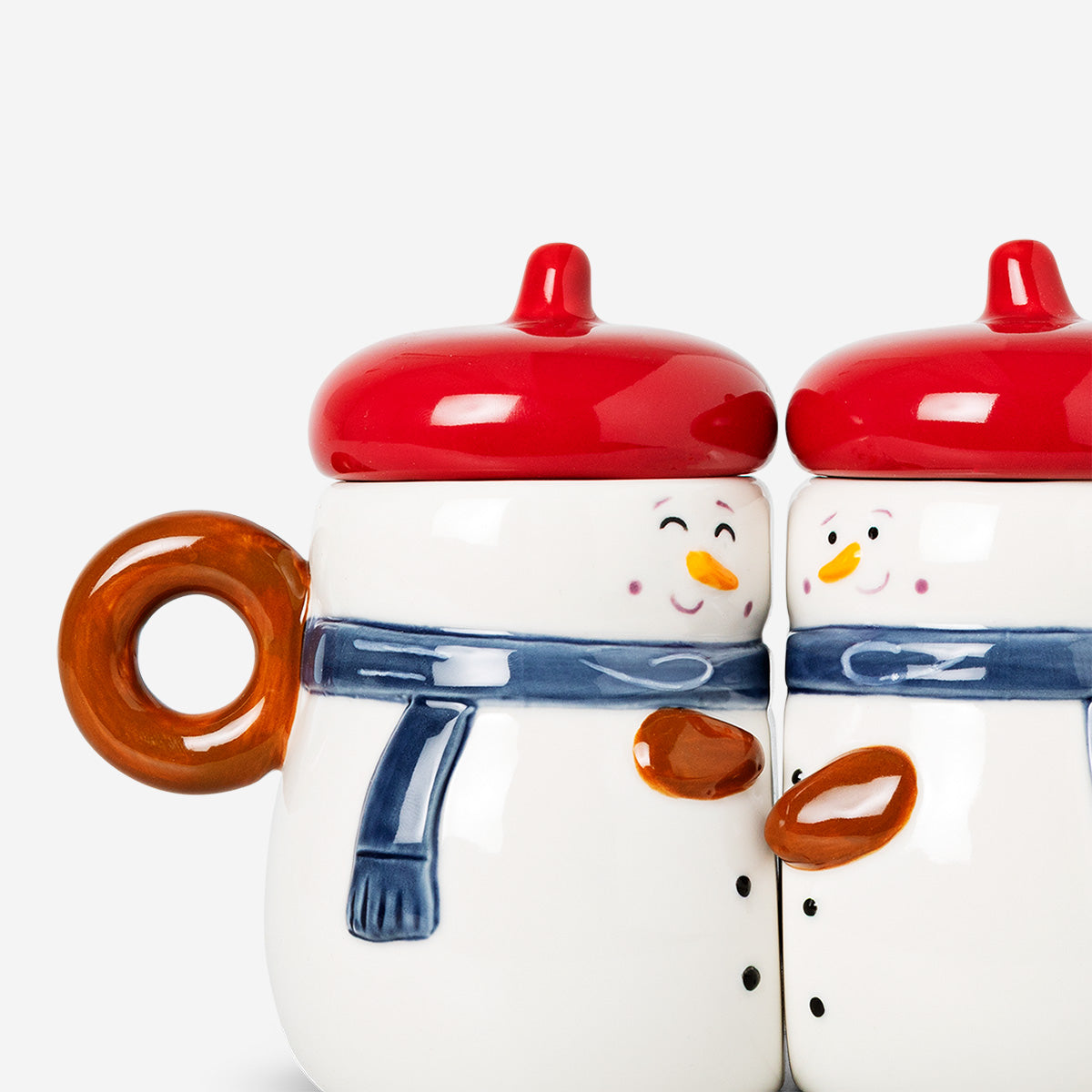 Snowman set of mugs- 2 pcs