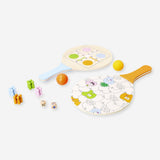 3-in-1 strandspelletjes - Tennis, ludo of slangen en ladders