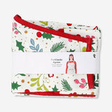 Adult kitchen apron with festive Christmas print by Flying Tiger Copenhagen, featuring holiday-themed design and adjustable neck strap.