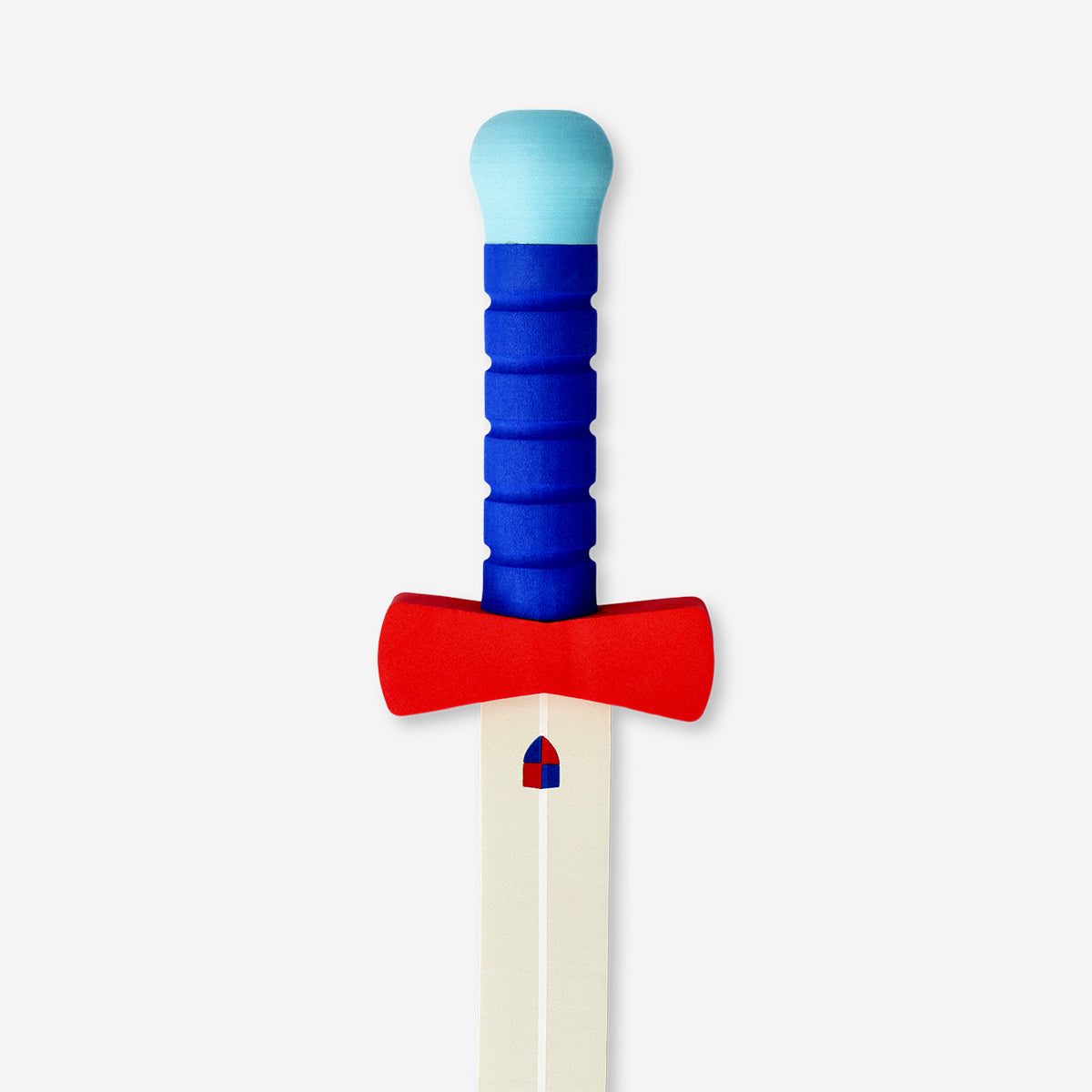 Flying Tiger Copenhagen knight foam sword toy with a blue handle and foam blade for imaginative play.