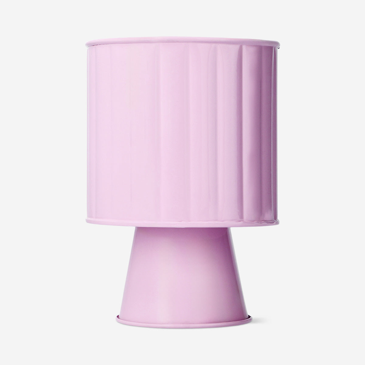 Korotettu sininen metallinen kasviruukku - 12 cm