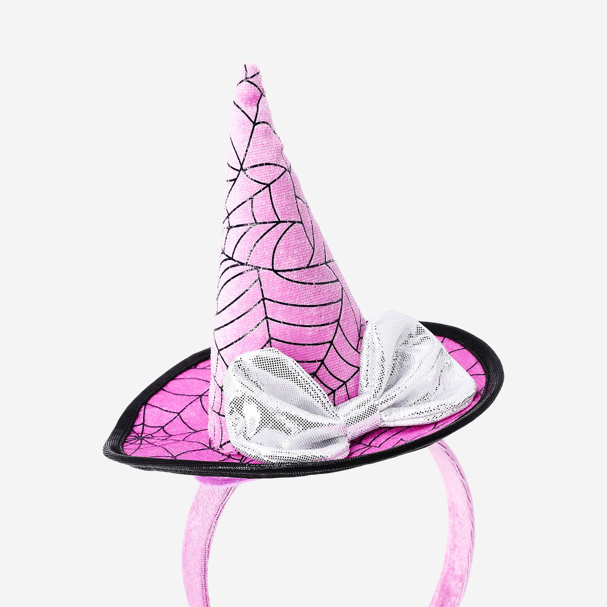Kids' party hairband with a witch's hat and bow by Flying Tiger Copenhagen, featuring playful Halloween-themed accessories.