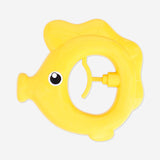 Yellow fish-shaped water blaster toy by Flying Tiger Copenhagen, designed for fun water play and outdoor activities.