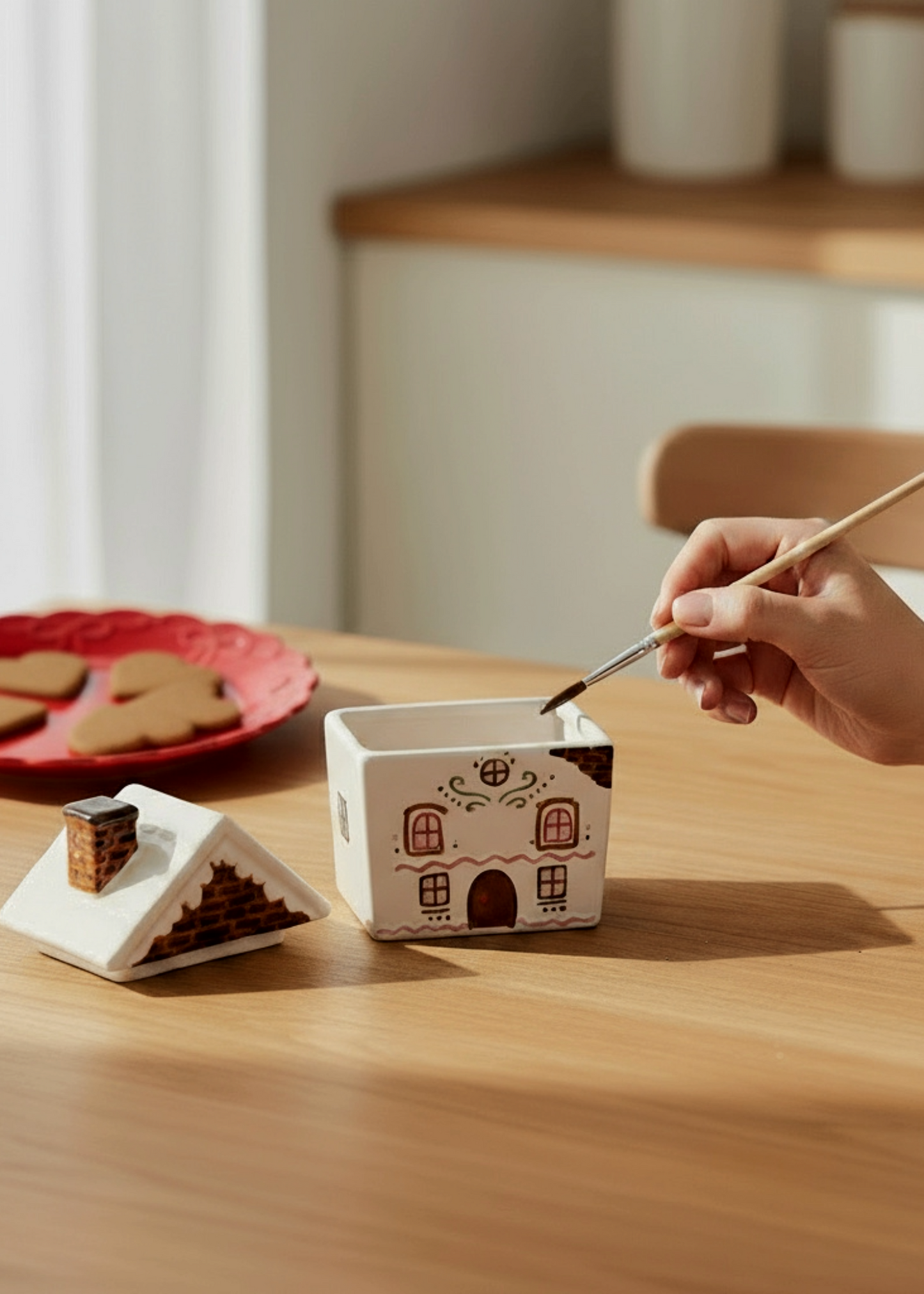 DIY gingerbread house jar - 240 ml