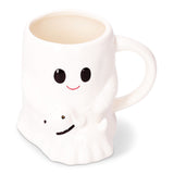 Flying Tiger Copenhagen Ghost mug with dog design, 400 ml kitchen ceramic cup featuring a playful ghost and dog illustration.
