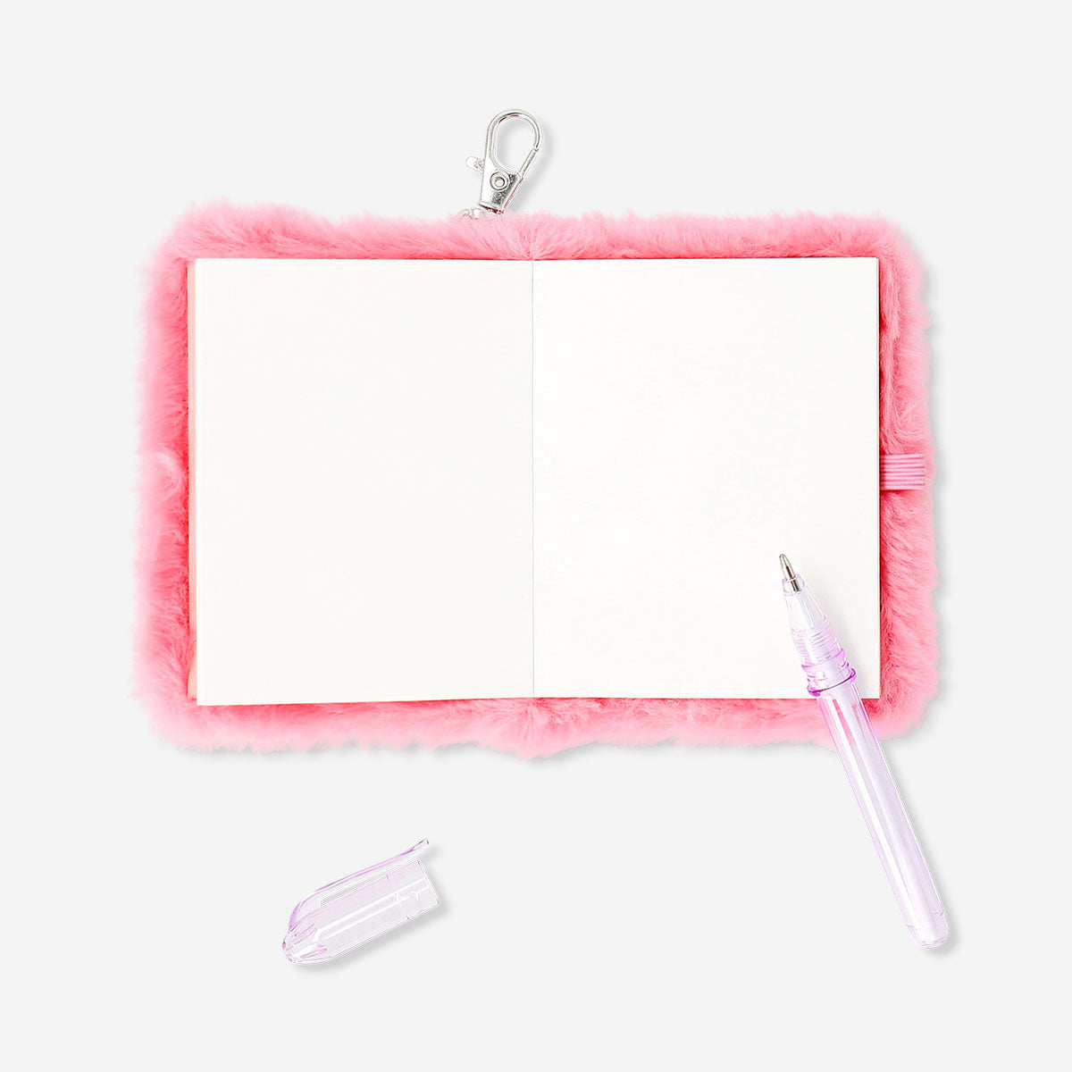 Flying Tiger Copenhagen Candy Monster notebook with keyring, featuring colorful monster illustration for office or school use.