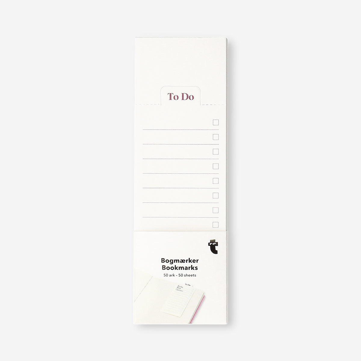 Flying Tiger Copenhagen paper bookmarks used as colorful office to-do list paper with a playful design.
