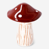 Colorful flying tiger mushroom decos from Flying Tiger Copenhagen, featuring whimsical mushroom shapes for home decor.