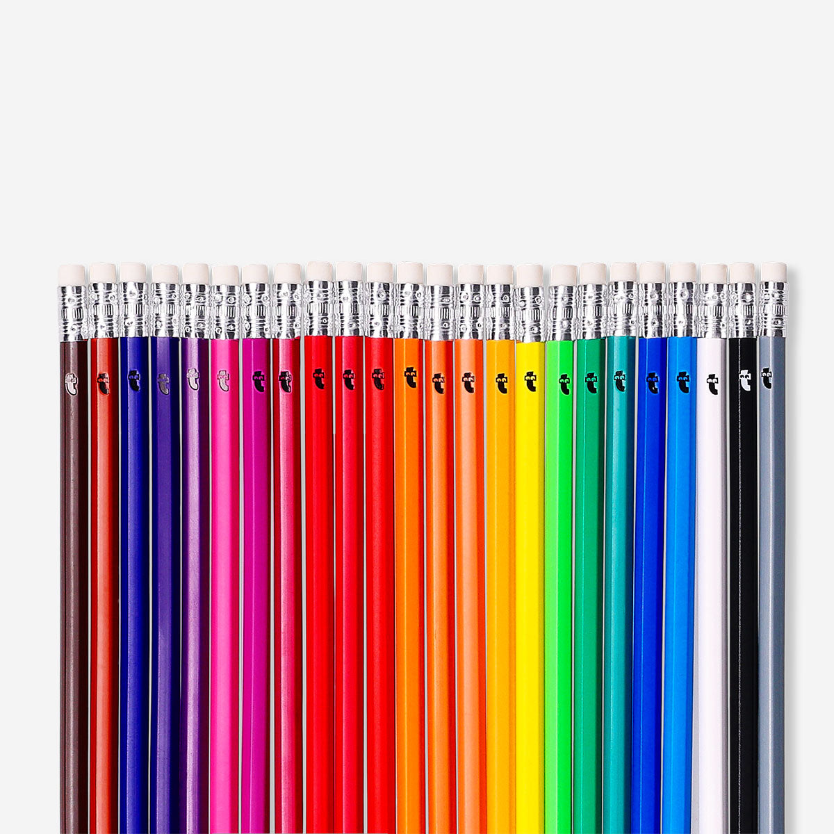 Erasable coloured pencils - 24 pcs