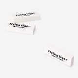 Set of three office erasers from Flying Tiger Copenhagen, colorful and compact for desk or school use.