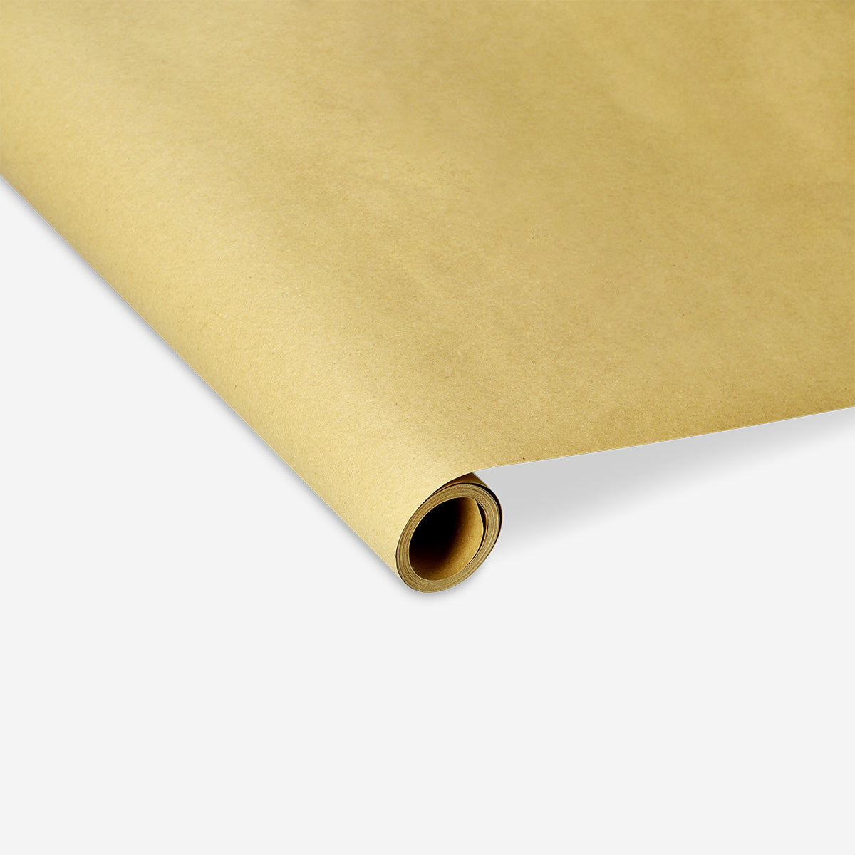Brown 400 cm office wrapping paper by Flying Tiger Copenhagen, shown rolled out for gift wrapping or packaging.