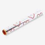 Aluminum foil with sugar cane heart patterns, 300 cm length, kitchen use, by Flying Tiger Copenhagen