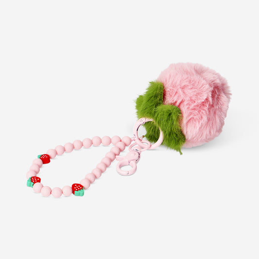 Key ring - Fluffy strawberry