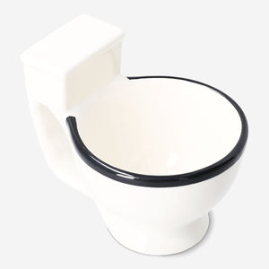 Flying Tiger Copenhagen toilet-shaped mug, 200 ml, kitchen ceramic cup with humorous toilet design for drinking or décor.