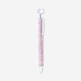 Ballpoint pen - Silver cat with rhinestones