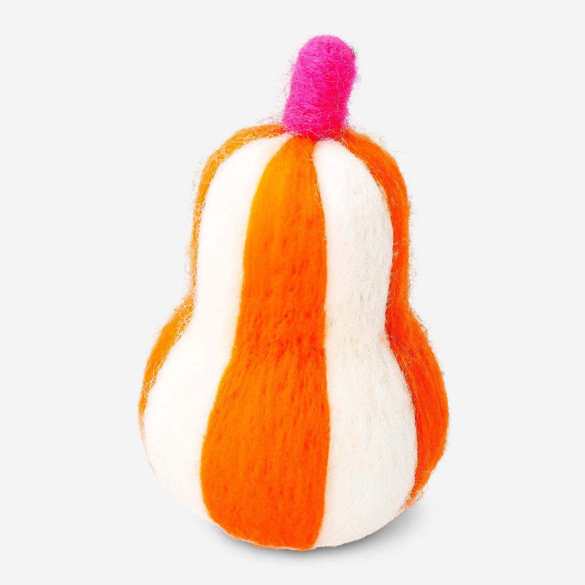 Decorative textile pumpkin, 12 cm, from Flying Tiger Copenhagen, featuring orange fabric with stitched detailing for home decor.