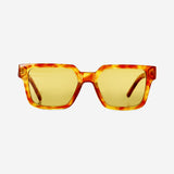 Firkantede solbriller med skildpaddemønster