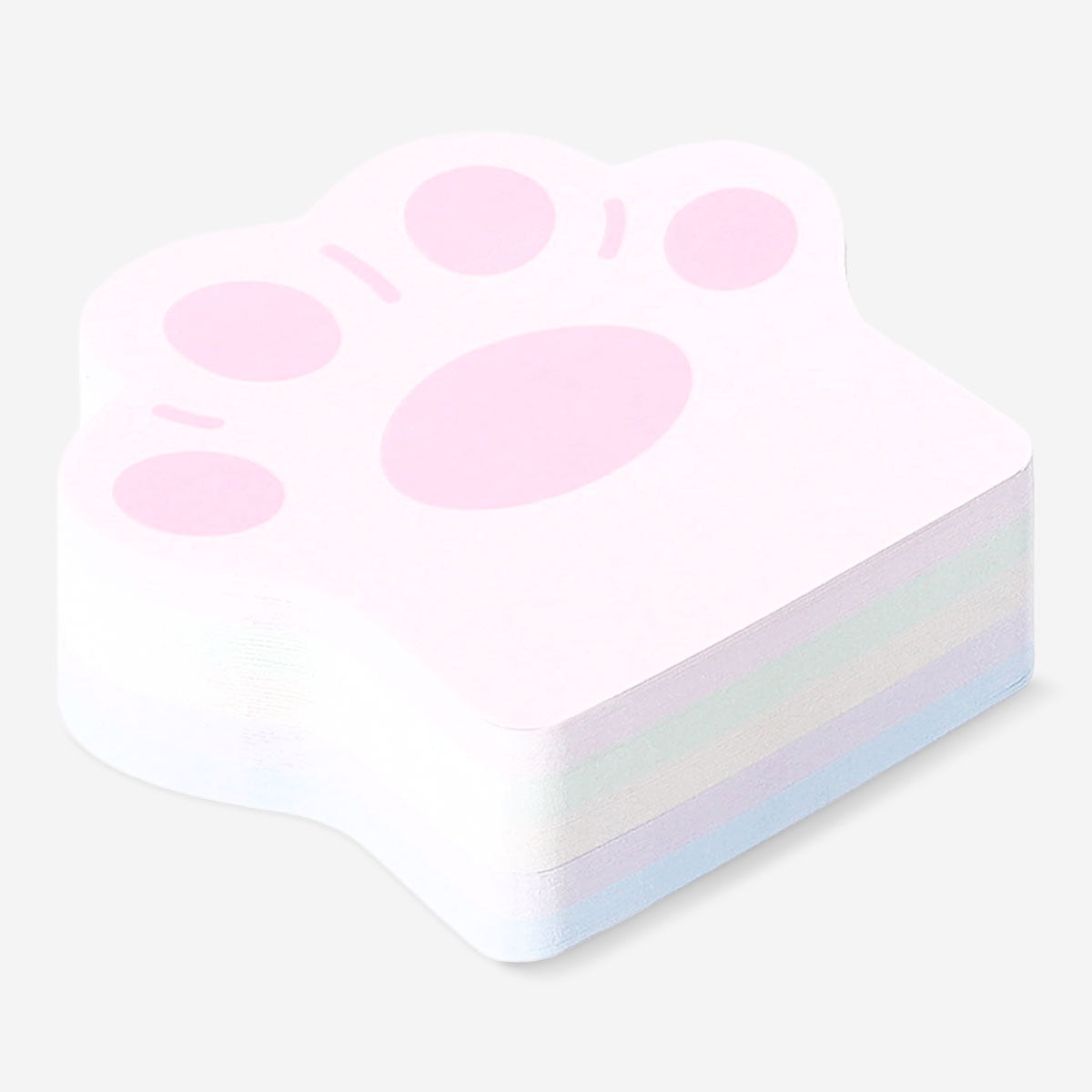 Flying Tiger Copenhagen office sticky paw memos on a desk, colorful and fun stationery for notes and reminders.
