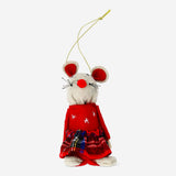 Decorative mouse girl figurine from Flying Tiger Copenhagen, 8 cm tall, ideal for home decor.